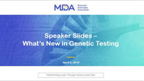 Genetic Testing Deck